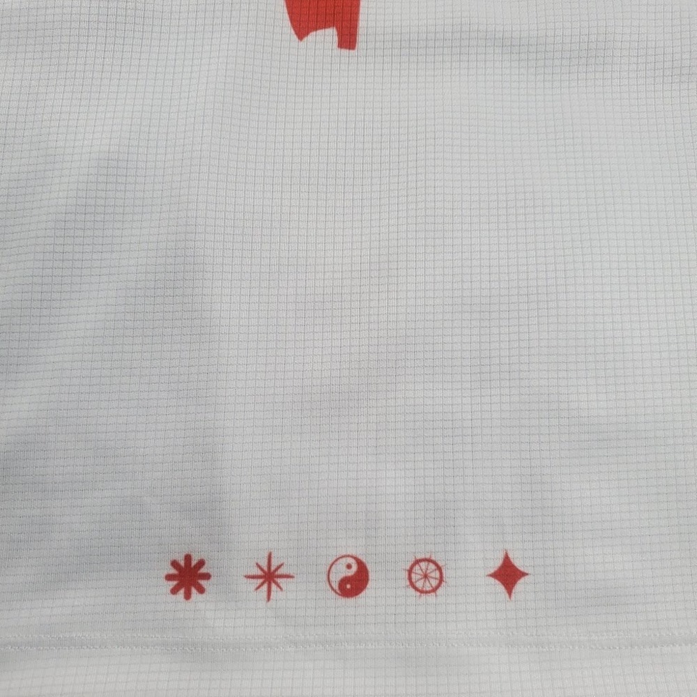NWT Easysunday Run & Peace Florence Long Sleeve Running‎ Jersey Med White Unisex - Picture 13 of 14